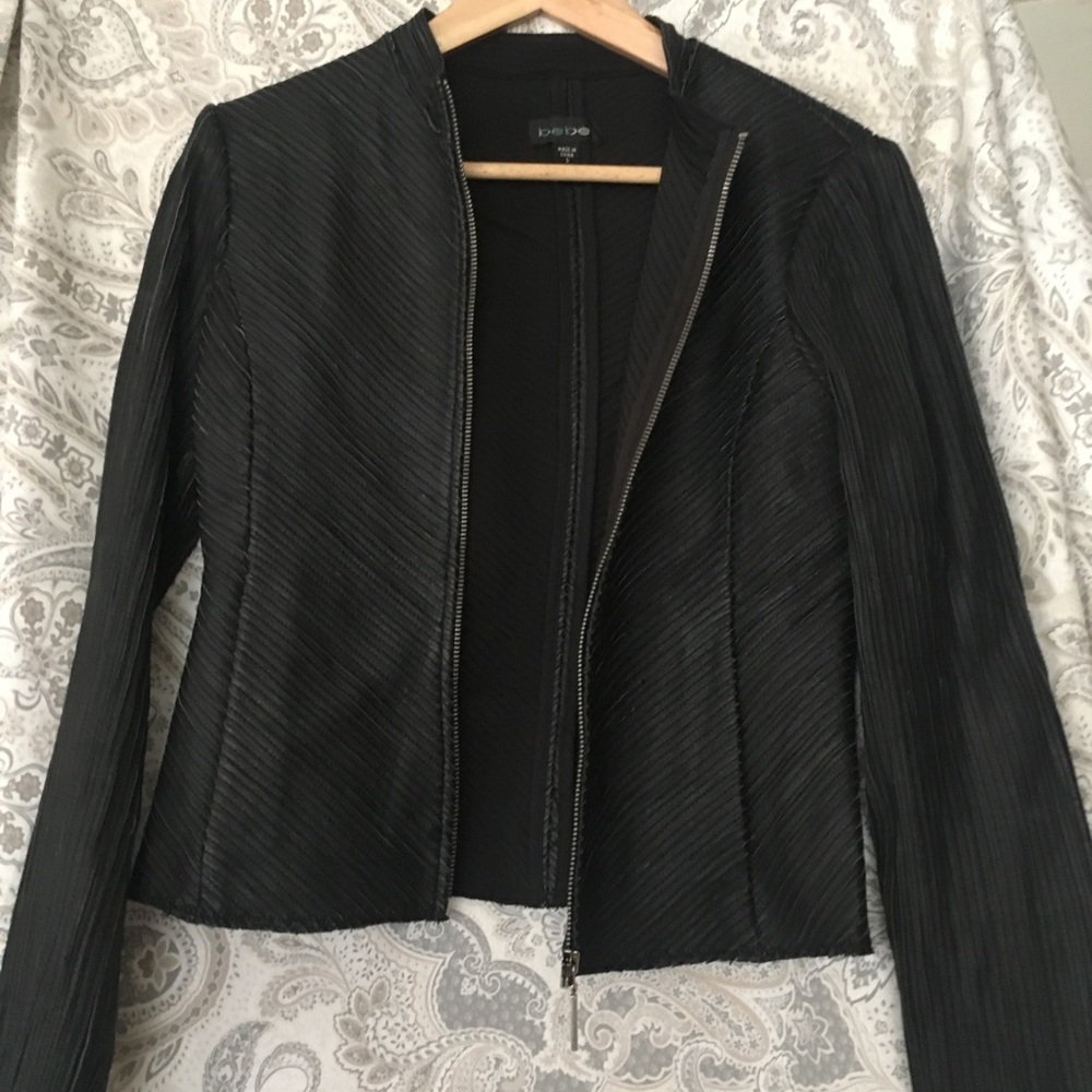 Bebe black jacket